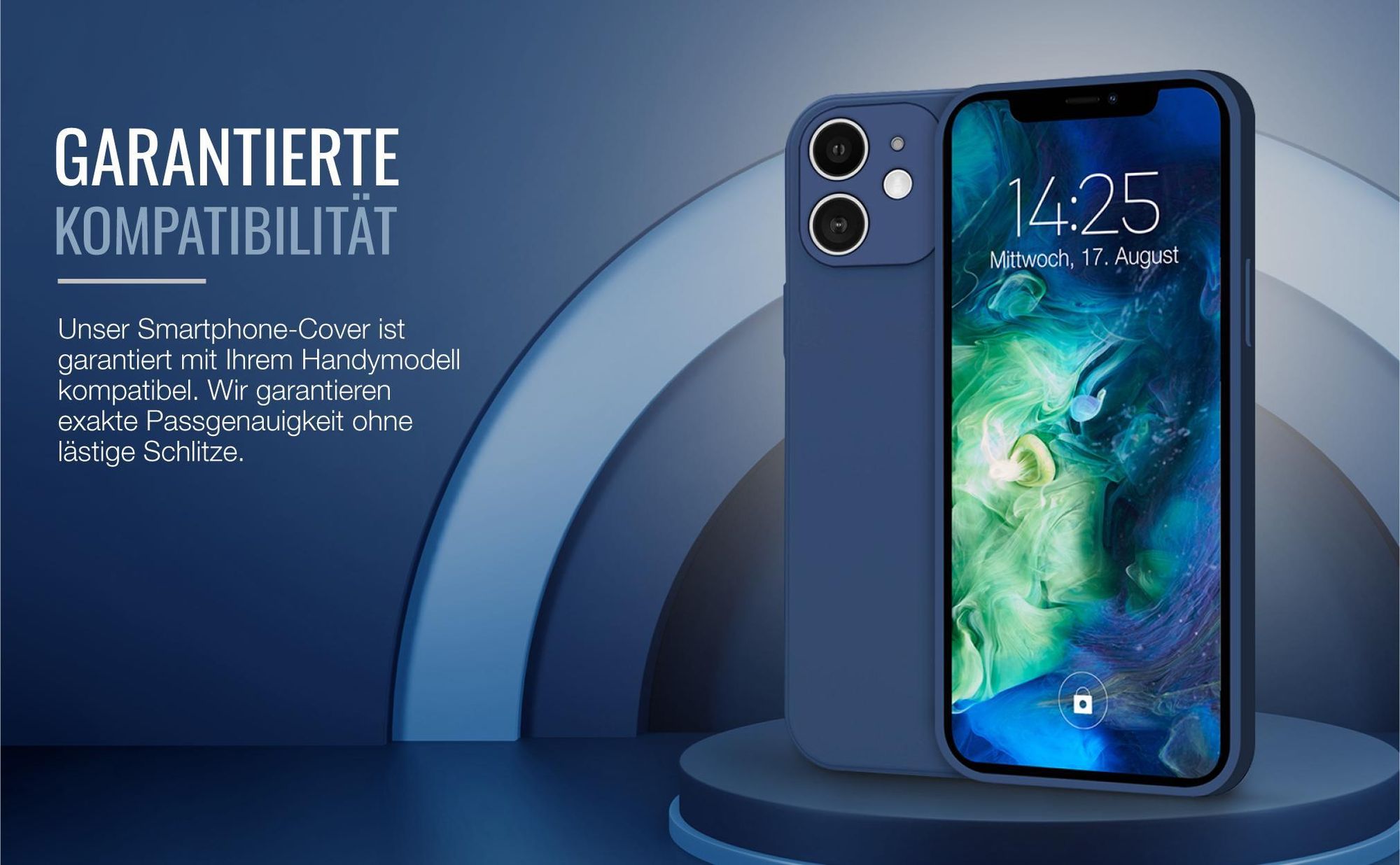 Exakt passgenaues Smartphone Backcover in Blau für Apple iPhone 11