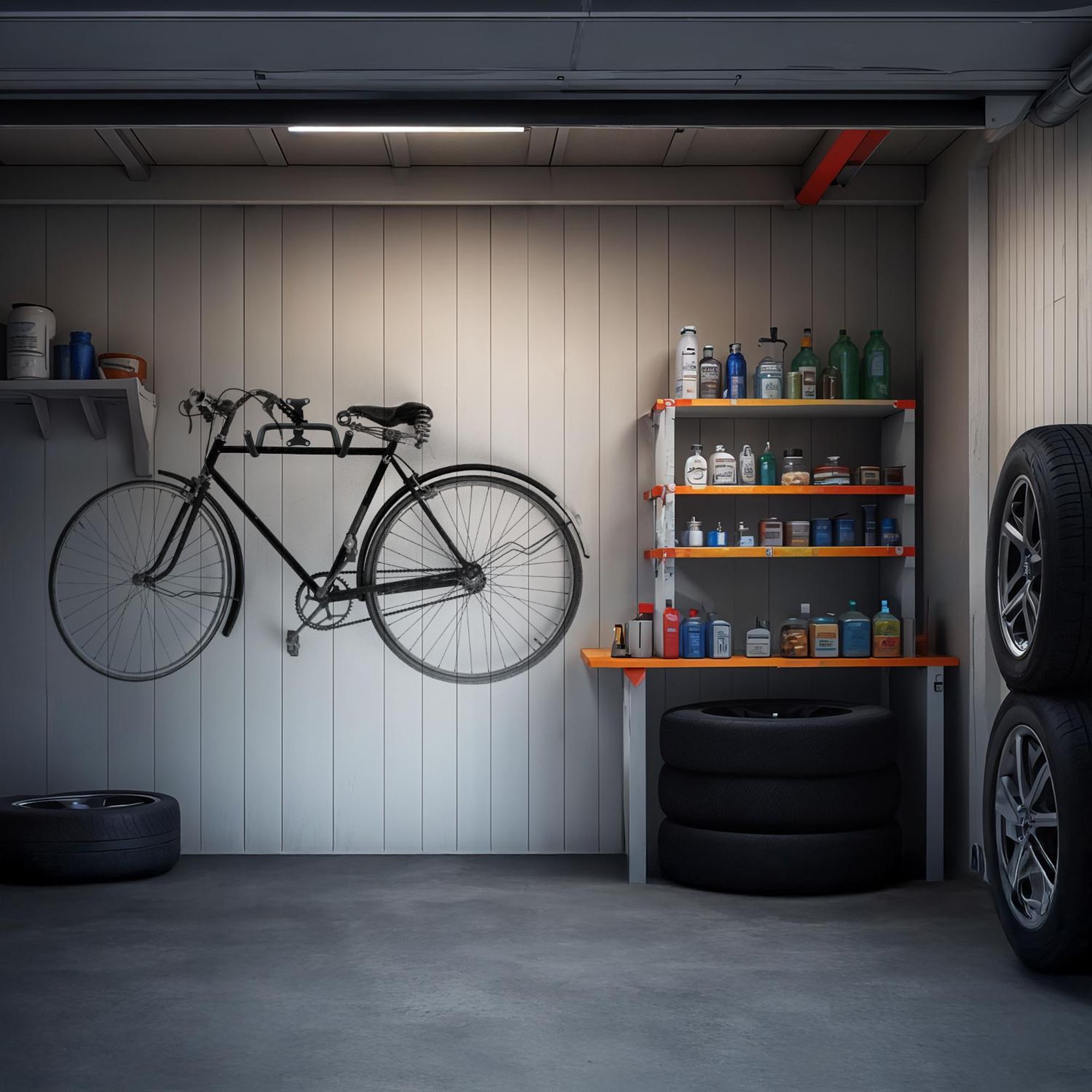 Fahrradträger Maclean MC-431 Fahrrad Wandhalterung Fahrradhalter 2 Haken Stahl max. Belastung 30kg Schwarz