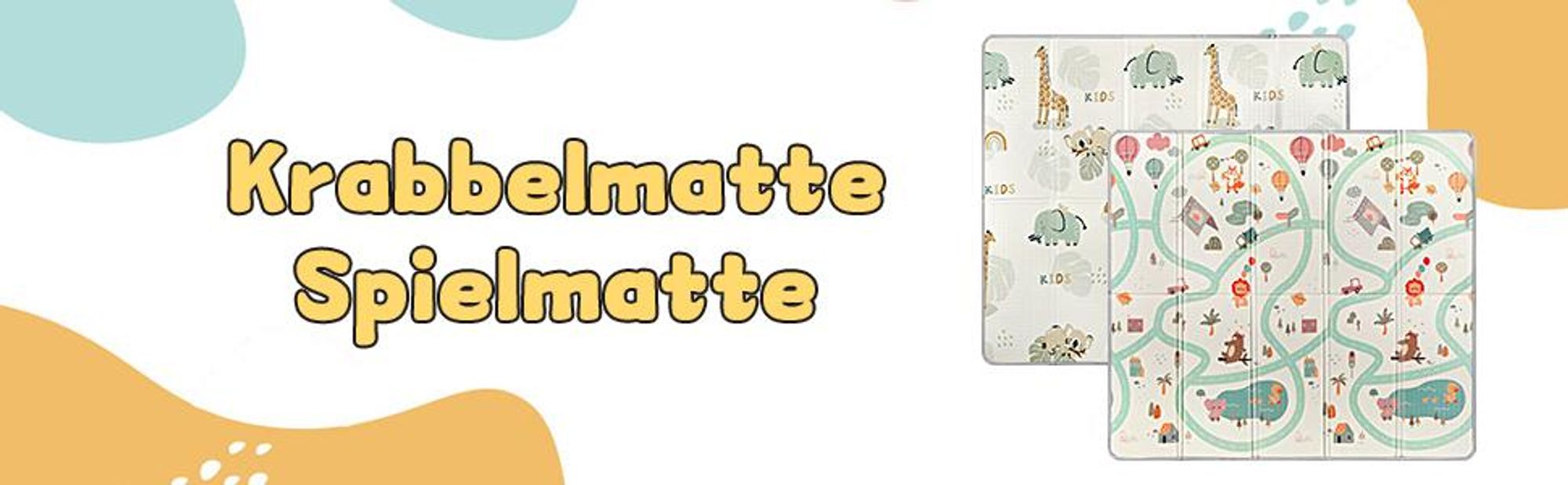 Große Krabbelmatte Baby 180x200, Faltbare Spielmatte 1cm Dick, Rutschfeste Wasserdichte Baby Matte mit Tragetasche Playmat für Baby & Kinder