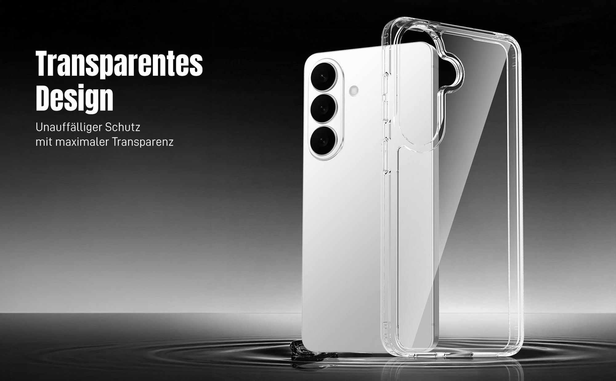 Transparentes Smartphone Cover für unauffälligen Schutz für Samsung Galaxy S26