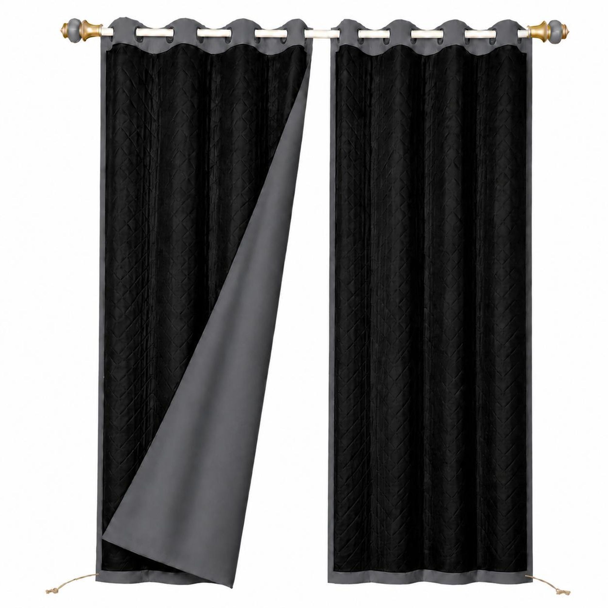 1x Outdoor Thermovorhang gegen Kälte und Hitze – Türvorhang, wasserdicht, Verdunkelungsvorhang mit Ösen für Garten Terrasse, Fenstervorhang, 132x274cm