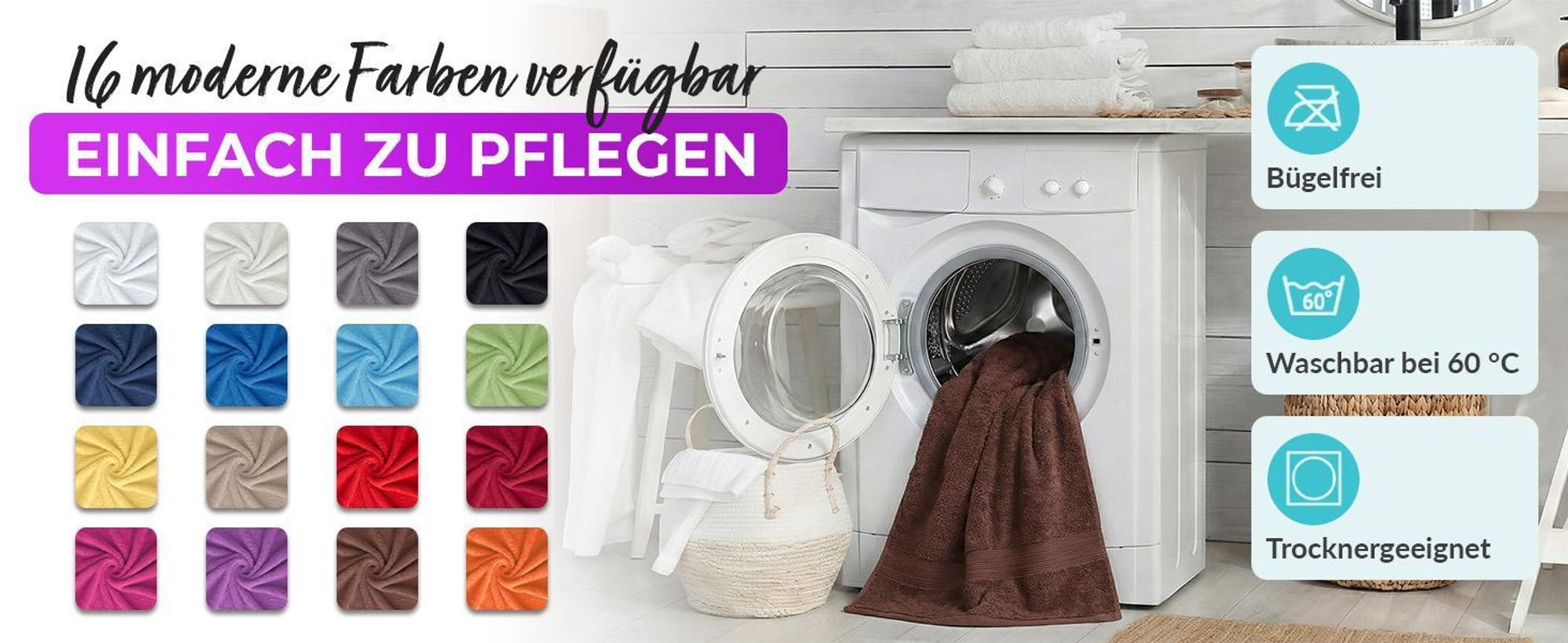 AR Line ARIZONA Handtuch-Serie – 500 g/m² Frottier in 9 Größen verfügbar, Größe: Handtuch 50x100 cm, Farbe: Terra
