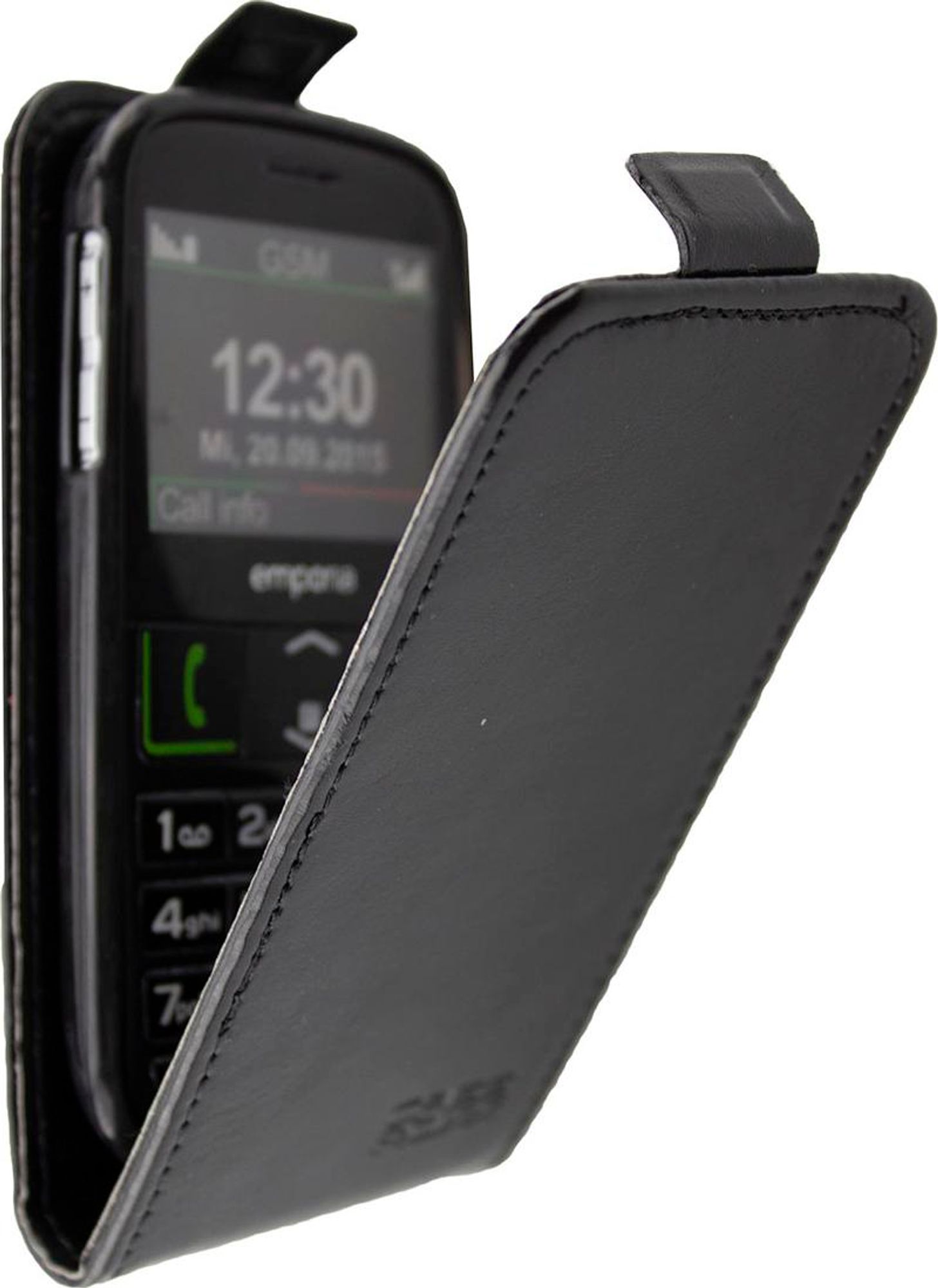 caseroxx Schutz Tasche Hülle Flip Cover kompatibel mit Emporia Euphoria V50 / Active V50 4G, Smartphone Tasche Flip Cover in schwarz Bild 2