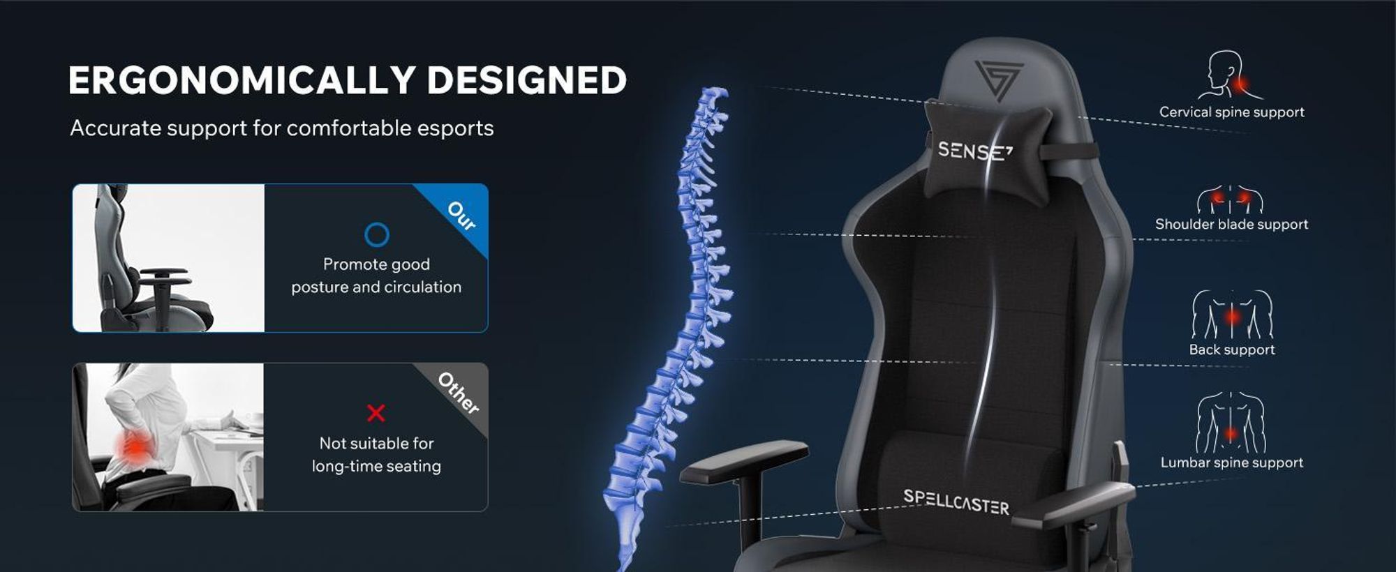 Sense7 Zaklínač FUKU herné kreslo, herné kreslo, kancelárske kreslo, ergonomická kancelárska stolička, do 120 kg, látka, béžová