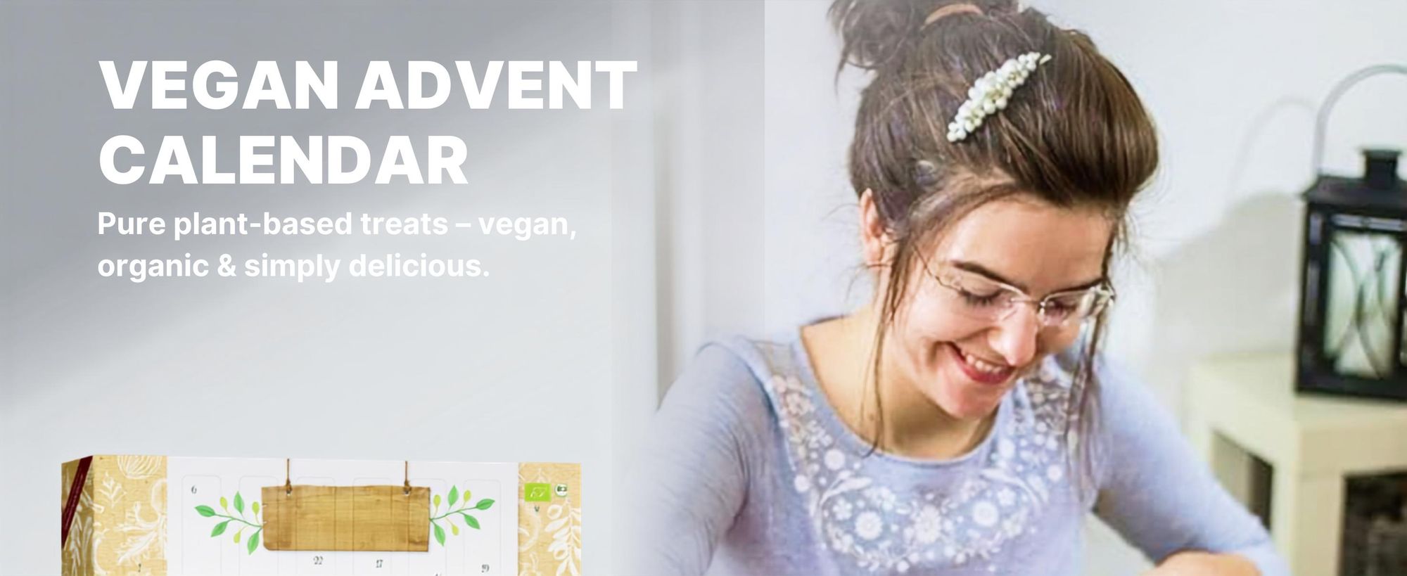 BOXILAND® veganský adventní kalendář 2026, 24 snacků, sladkosti