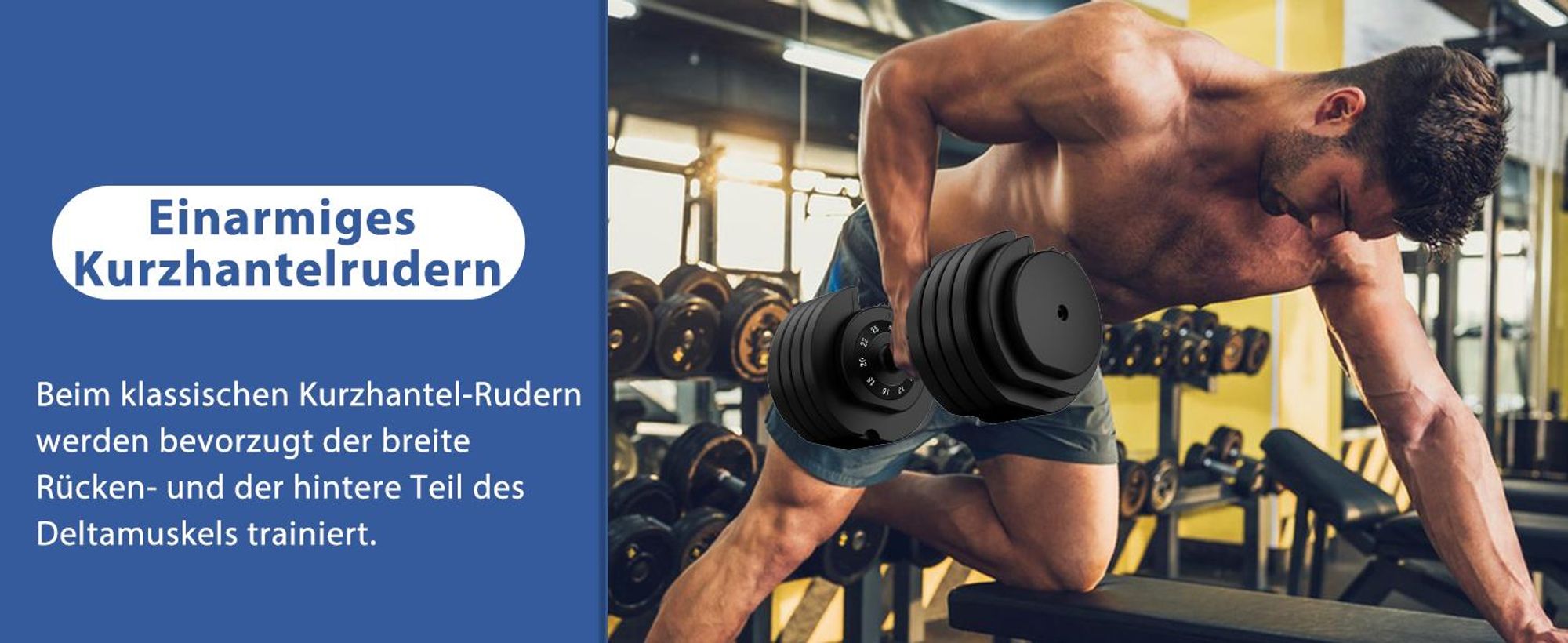 DH FitLife 25 kg verstellbare Hanteln 4 bis 25 kg mit 10 Gewichtsstufen, Kurzhantel Set mit Hantelscheiben, variable Gewichte 10-in-1