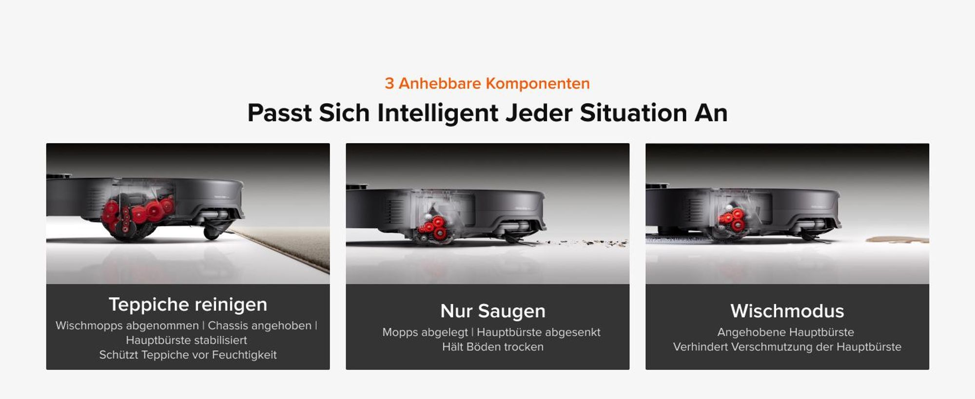 Roborock Saros 20 Neo Set Saugroboter mit Wischfunktion, 36.000 Pa Saugkraft Dual Zero-Tangle-System, FlexiArm Technologie 100°C Heißwasser-Moppwäsche