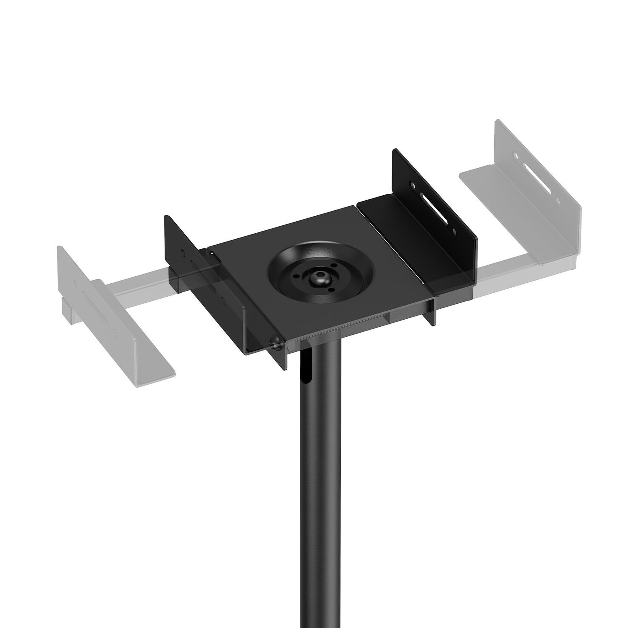 Set mit Maclean-Standfüßen für Lautsprecher universell einsetzbar vertikale und horizontale Verstellung +10° bis -10° max. 5 kg, MC-916