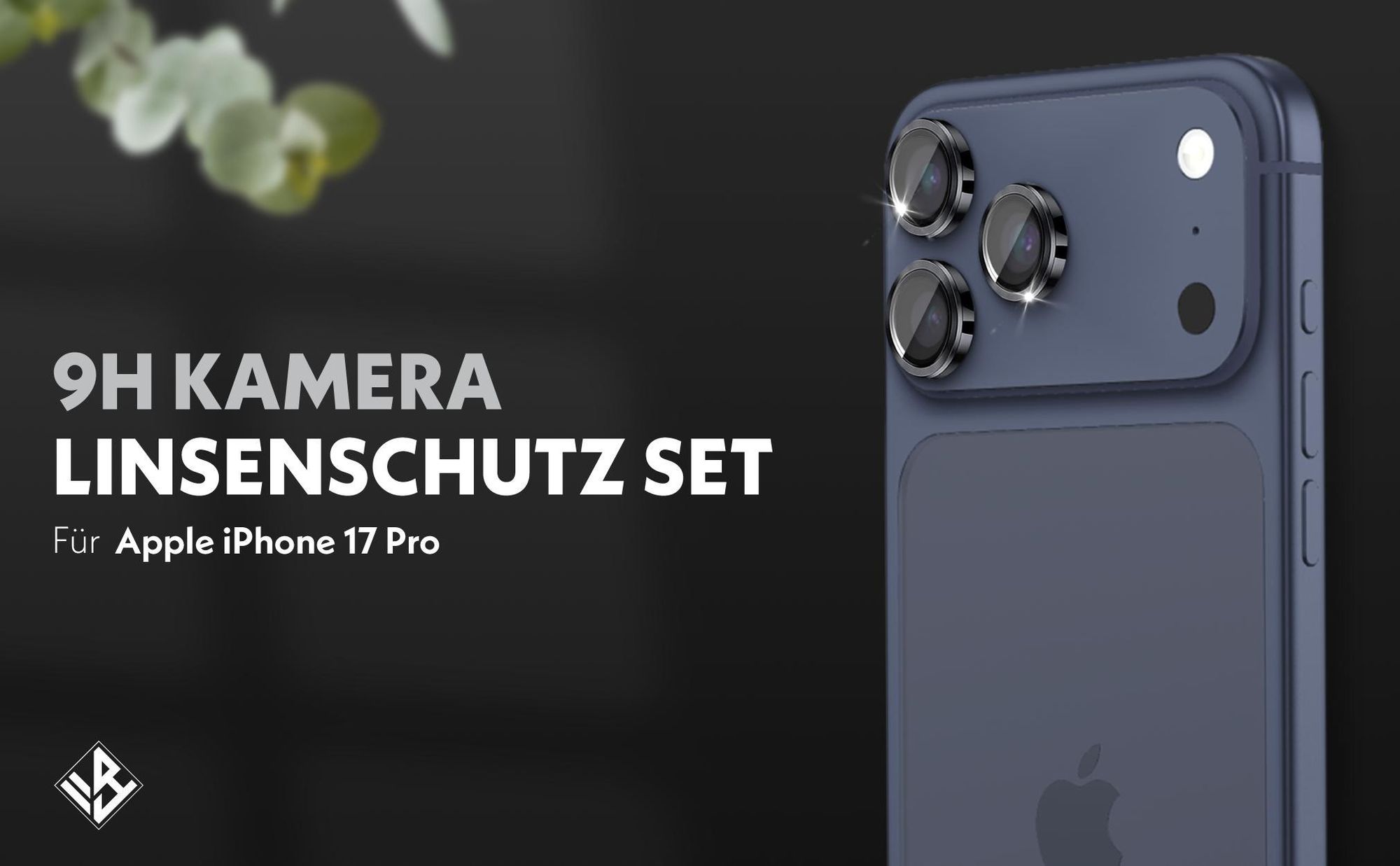 Kamera Schutzglas Set für Apple iPhone 17 Pro in 9H Härte