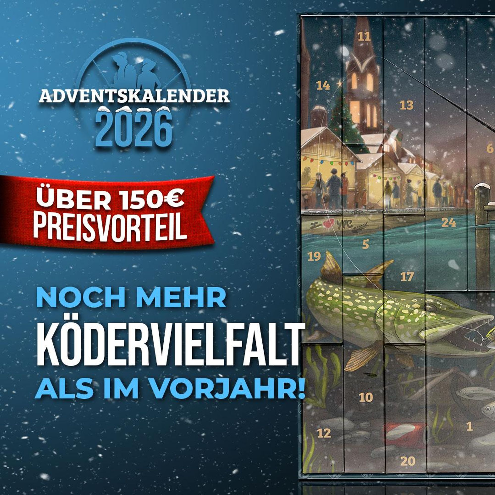 Raubfisch Adventskalender 2026
