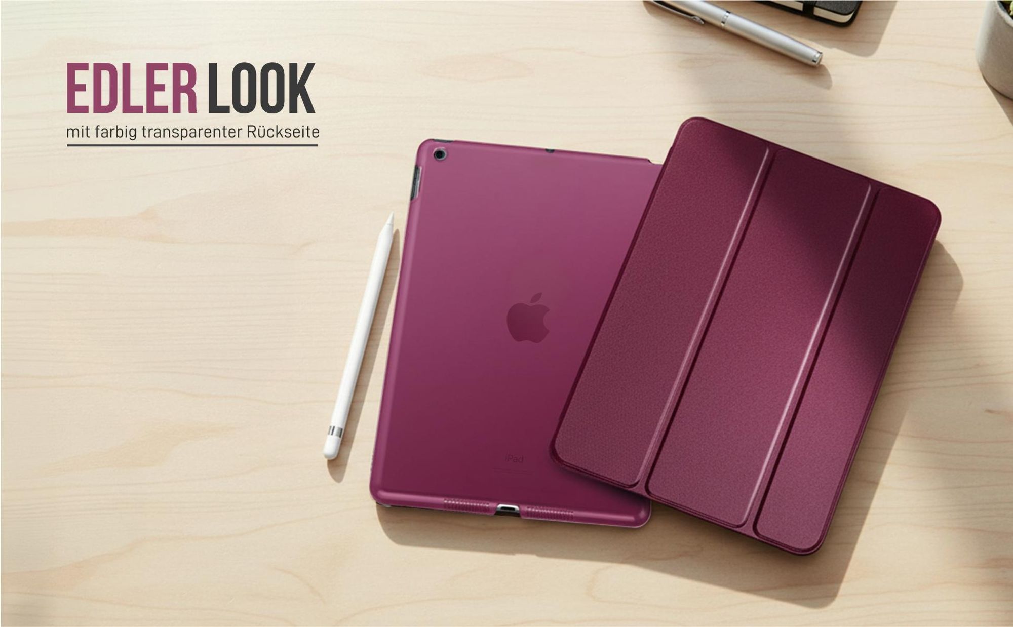 Tablethülle für Apple iPad 7. / 8. / 9. Gen 10.2 mit 360 Grad Schutz