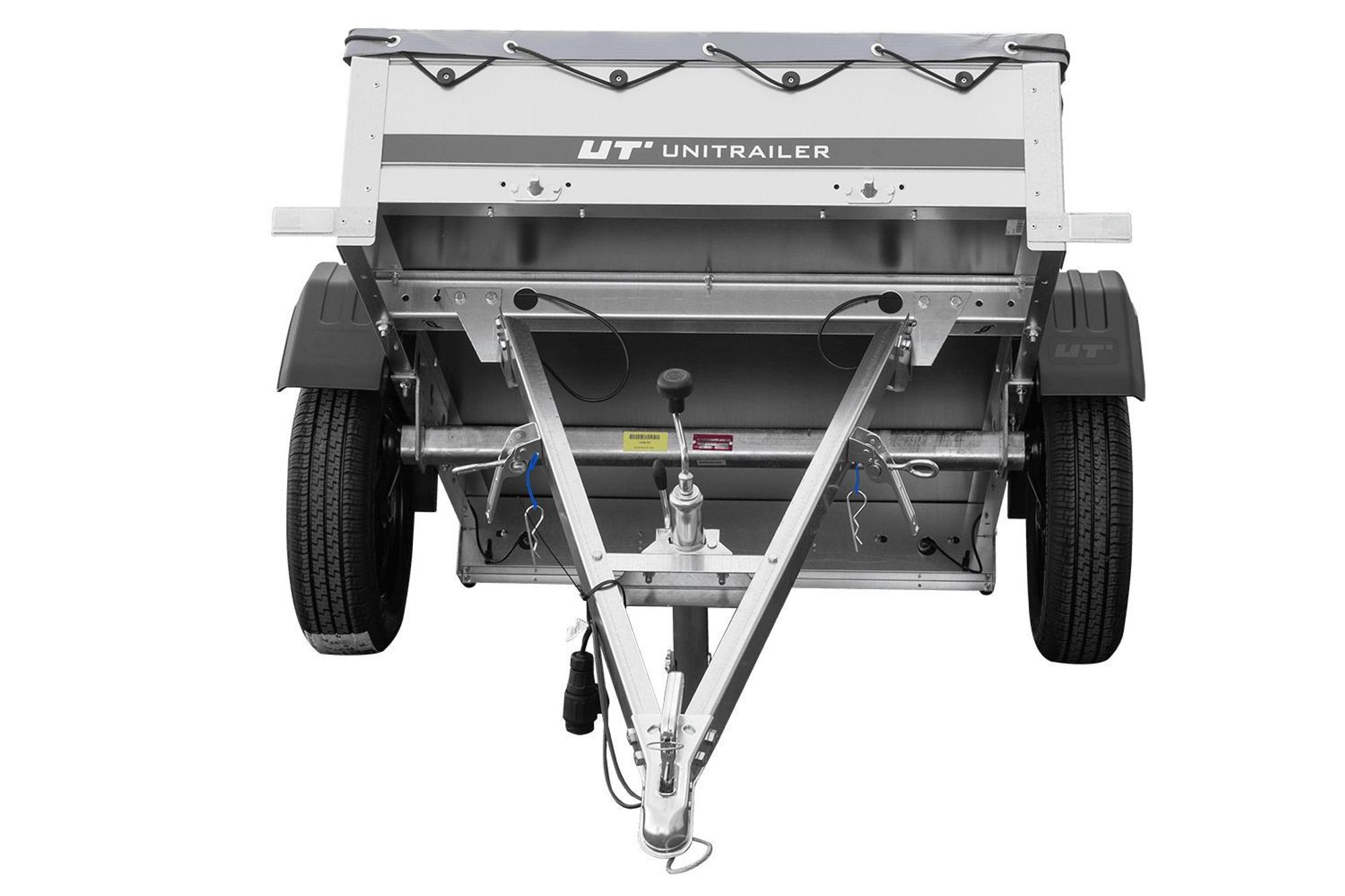 Kleinanhänger für Pkw Garden Trailer 150 KIPP 150x106 cm 750 kg [mit Flachplane, Planenträgern, Stützrad]