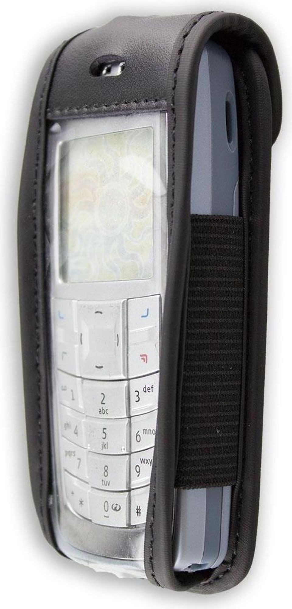 caseroxx Ledertasche mit Gürtelclip kompatibel mit Nokia 3100 und 3120 aus Echtleder, Tasche mit Gürtelclip und Sichtfenster Bild 2