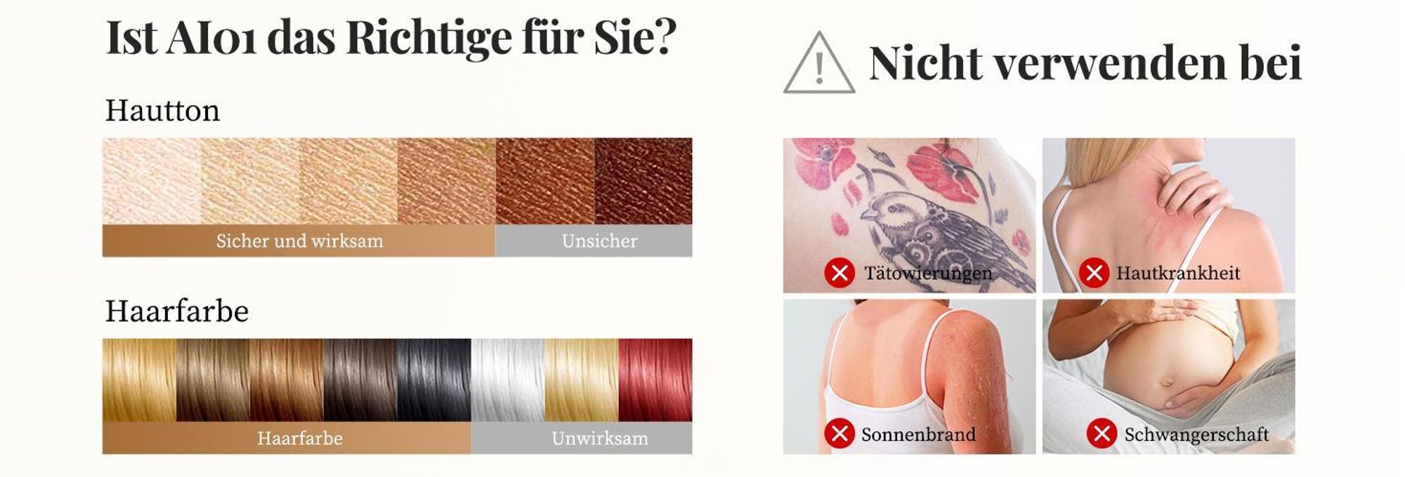 Laser Haarentferner IPL mit 3 Funktionen HR/SC/RA, 999.999 Lichtimpulse, schmerzfreie Haarentfernung mit Eiskühlung