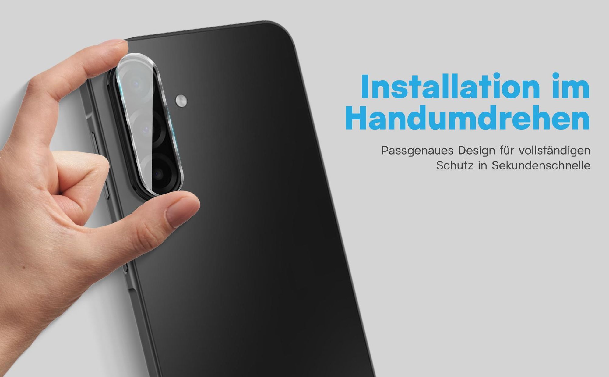2x Kameraschutz aus 9H Glas für Samsung Galaxy A36 5G in passgenauem Design