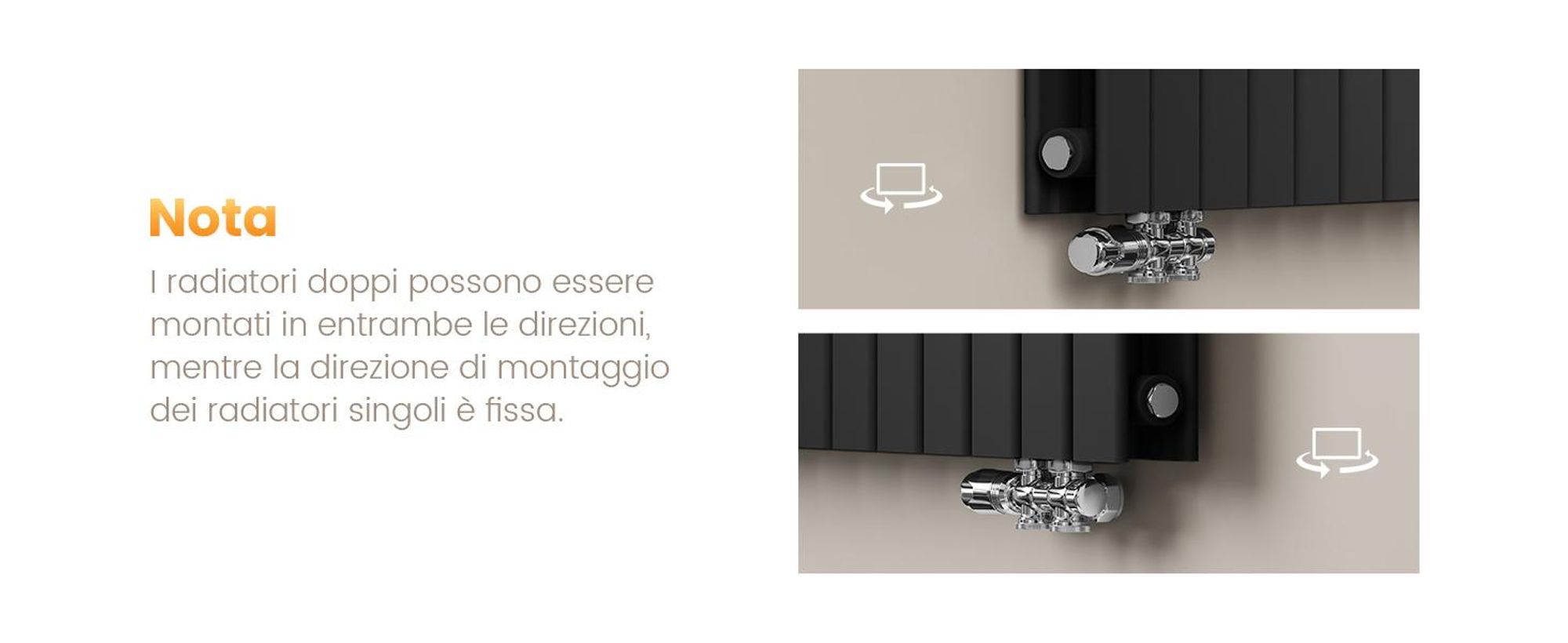 Radiatore EMKE Radiatore dal design piatto Radiatore a pannello Radiatore verticale monostrato Attacco centrale 160x30cm 501W Nero senza elemento riscaldante