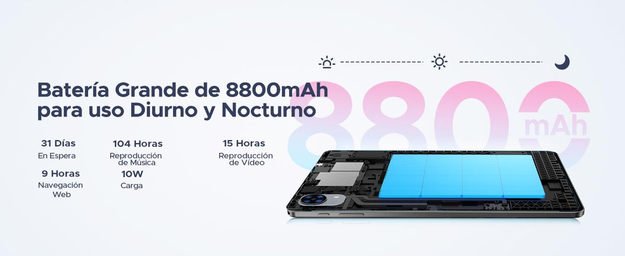 POCKAM P10 PRO, 48 (8+40) GB + 128 GB, 10 pulgadas, Android 16, batería de 8800 mAh, incluye teclado, ratón, lápiz óptico, funda, etc., Bluetooth 5.0, Wi-Fi 5G, Gemini AI, conector de auriculares de 3.5 mm