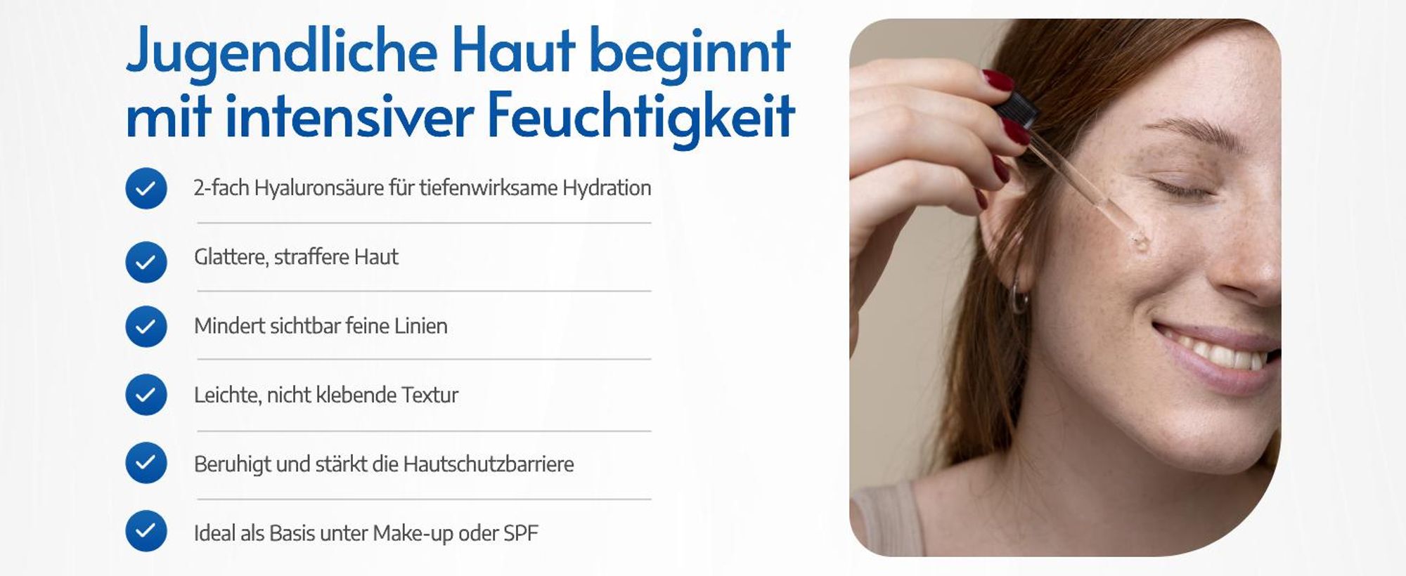 Hyaluron Gesichtsserum mit Vitamin C Hyaluronsäure Anti Aging & Anti Falten 60ml