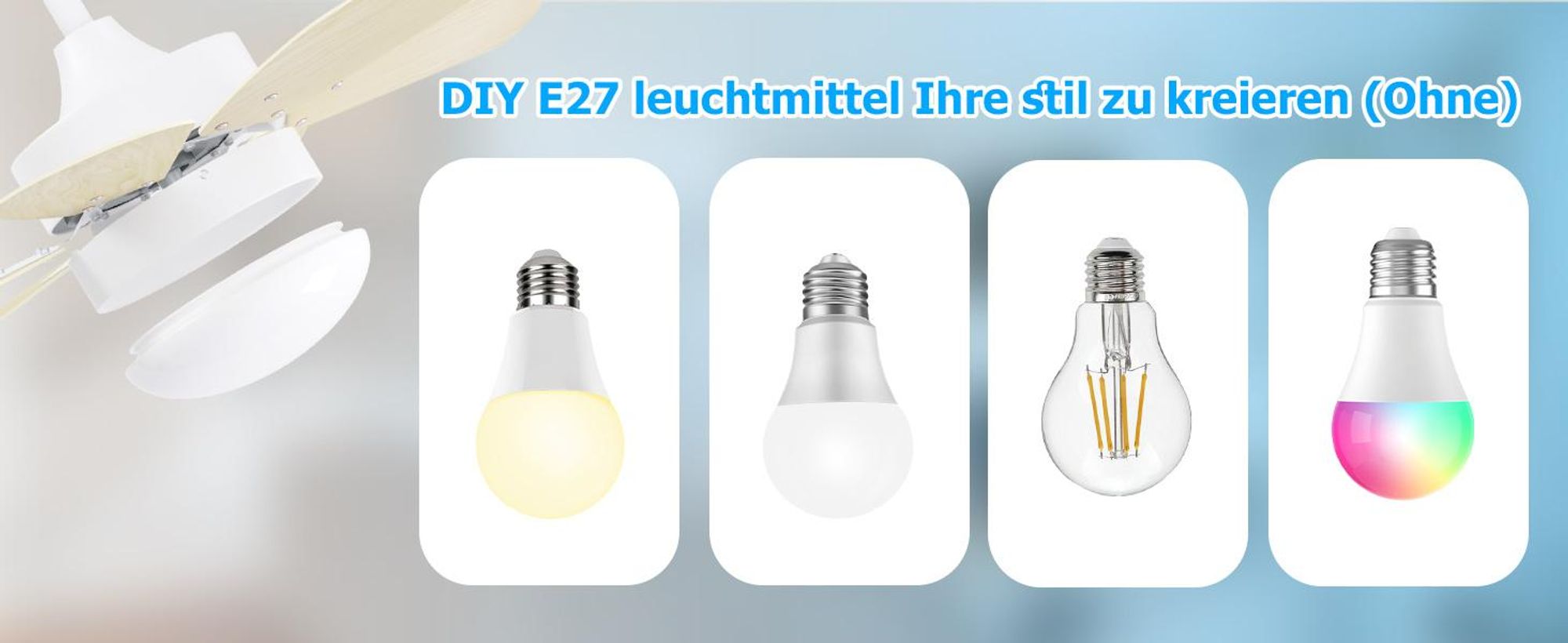 ZMH Wentylator sufitowy z oświetleniem i pilotem Silent - lampa sufitowa 6 łopatek Ø75 cm Wentylator Timing Lampa sufitowa Pojedyncze światło Zawór