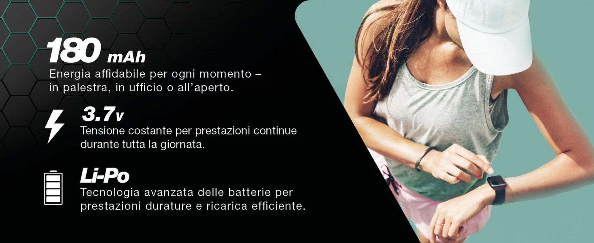 CELLONIC 1x Batteria per Smartwatch e braccialetto fitness Compatibile con Garmin vivoactive 4, Forerunner 235, Forerunner 735XT, 361-00086-00 – (180mAh, 3.7V)
