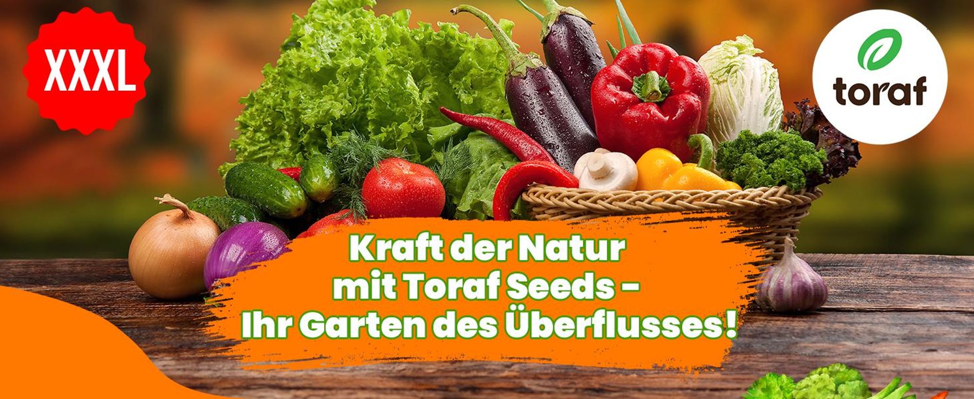 Toraf Gemüsesamen XXL Set 2500 Samen 12 Sorten Saatgut