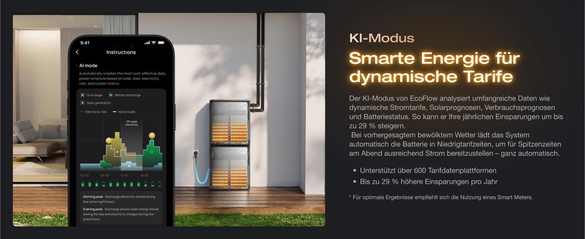 EcoFlow STREAM Ultra X 3,84 kWh 0% VAT Balkonkraftwerk mit Batteriespeicher, Plug & Play Solarsystem