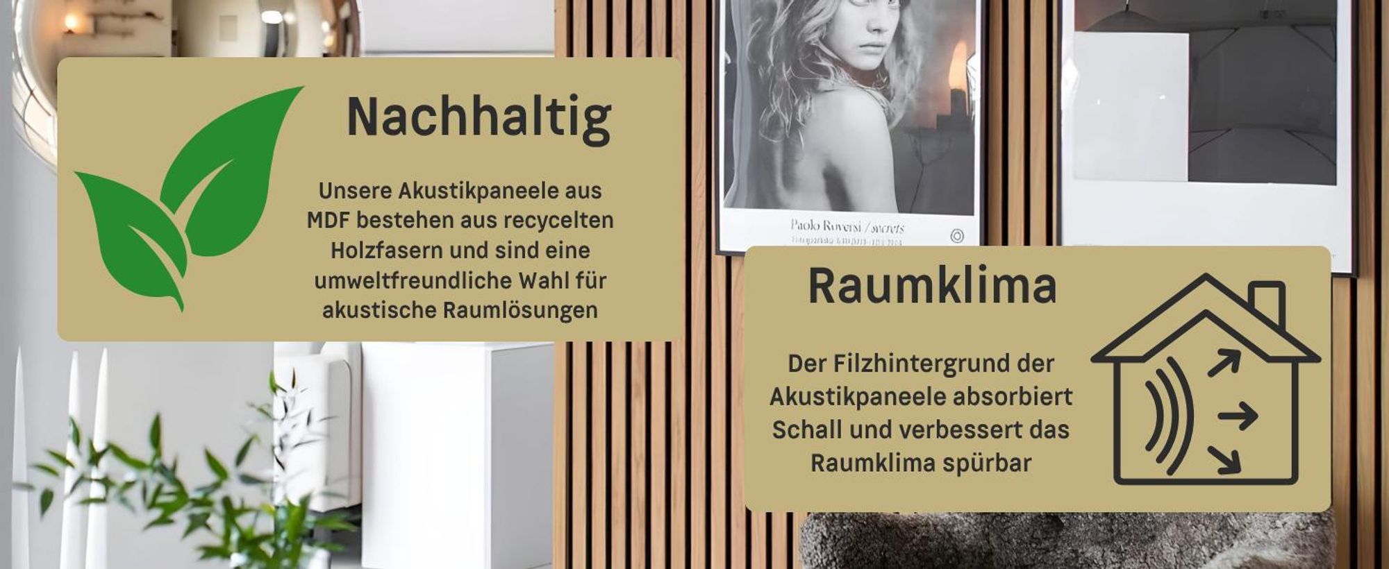 HEXIM Akustikpaneele 138,5x60cm Holz Comfort - flexible Holzpaneele Platten Lamellenwand MDF Wandpaneele Lamellenverkleidung Wandverkleidung schalldämmend (0.83m² Palomino)