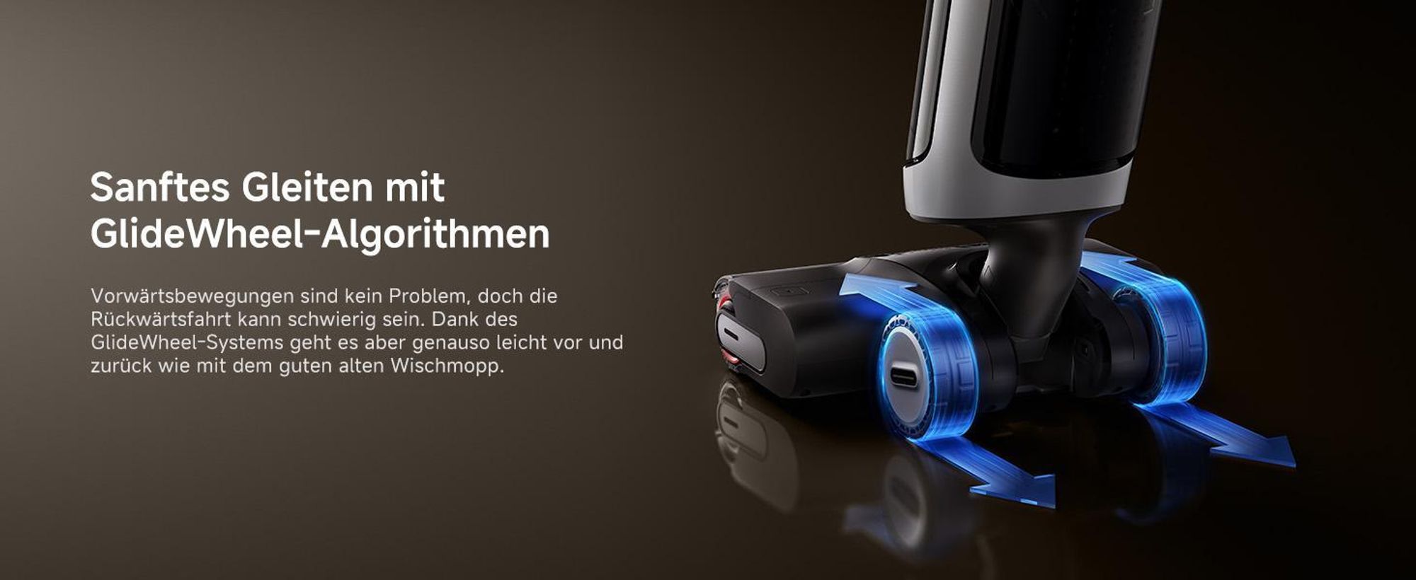 Dreame H14 Dual Nass- und Trockensauger, 5-in-1,180° Liegeposition, 18000 Pa Saugleistung,60 °C heißes Wasser,Reinigung mit zwei Kanten,App-Steuerung