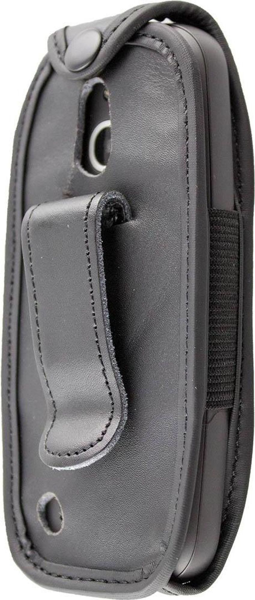 caseroxx Ledertasche mit Gürtelclip kompatibel mit Nokia 3310 (2017) 3G aus Echtleder, Tasche mit Gürtelclip und Sichtfenster Bild 2