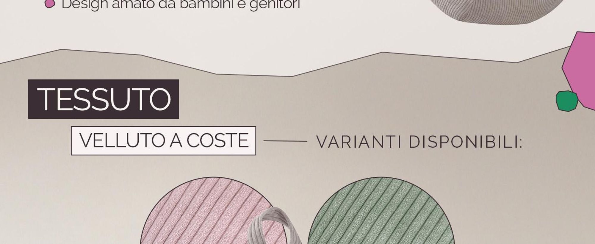 MISIOO Copripouf per bambini per peluche – Contenitore per giocattoli e pouf tutto in uno – Tessuto in velluto a coste, lavabile, con cerniera
