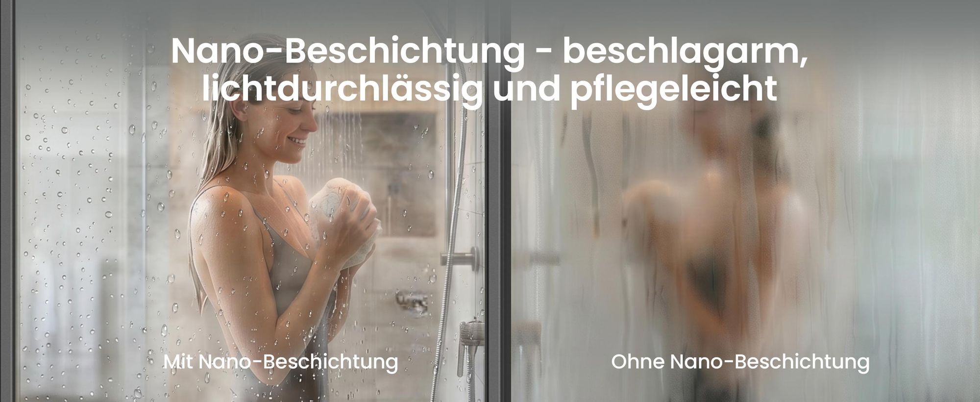 Mai & Mai Duschkabine Eckeinstieg 75x75 cm mit Schiebetür nach innen, Eckdusche Duschabtrennung 195cm Höhe, 6mm ESG-Sicherheitsglas Nano-Beschichtung Ravenna69K Schwarz