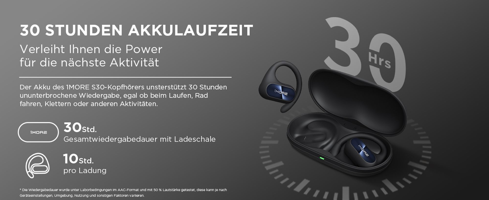 Lange Akkulaufzeit