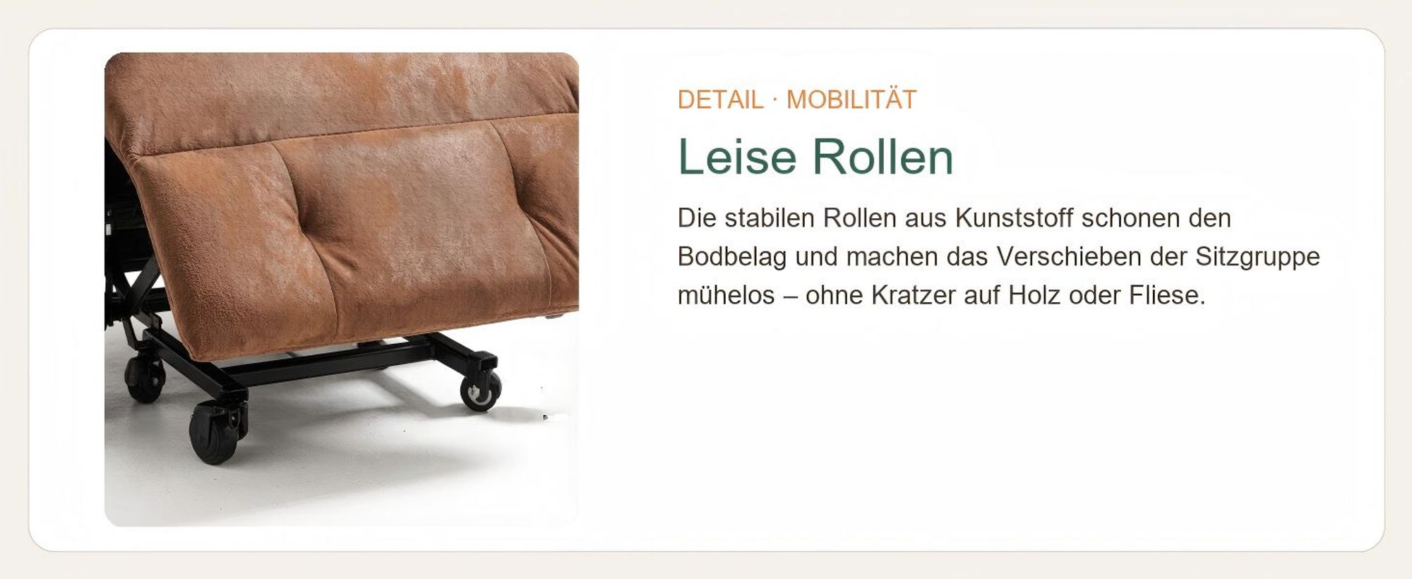 2 Motoren fernseh- & relaxsessel,Elektrischer Relaxsessel Braun , TV Sessel mit Liegefunktion & Rollen