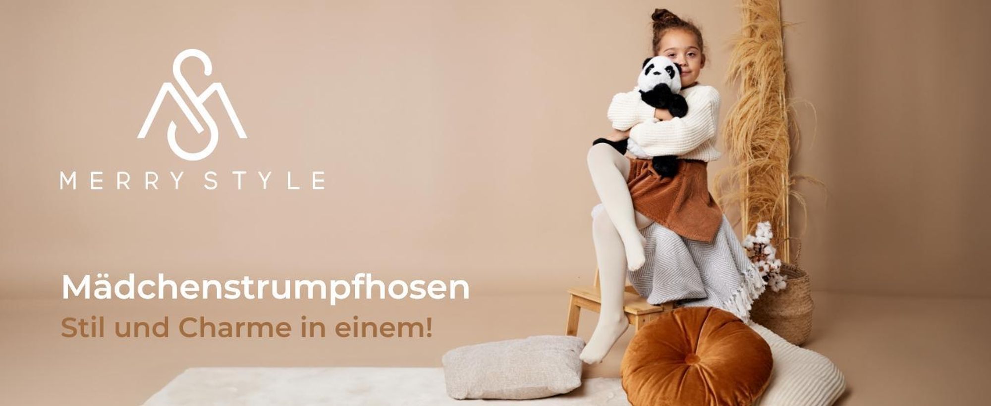 Merry Style Kinder Strumpfhose für Mädchen Microfaser 60 DEN WLSS001 (Weiß, 128-134)