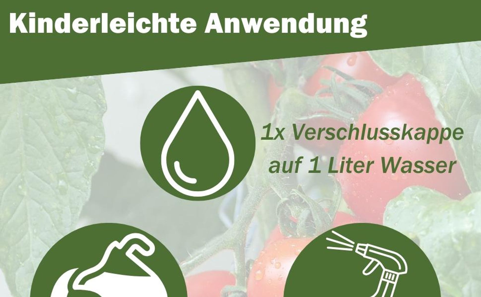 GreenPanda  Calciumdünger für Tomaten - Tomatendünger - Verbessert Ernte & Geschmack! - 1 Liter  Tomatendünger