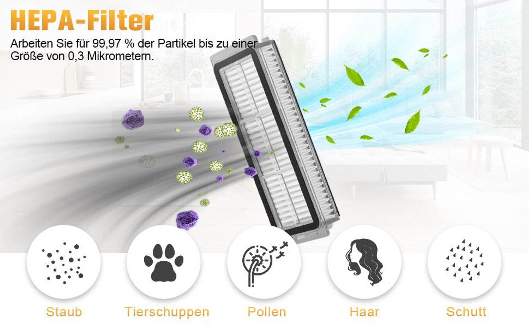 Zubehör für Dreame L20 Ultra / L20 Ultra Saugroboter mit 2 Hauptbürste, 4 Staubbeutel, 6 Seitenbürsten, 4 Wischtücher, 4 Filter, 1 Reinigungsbürste