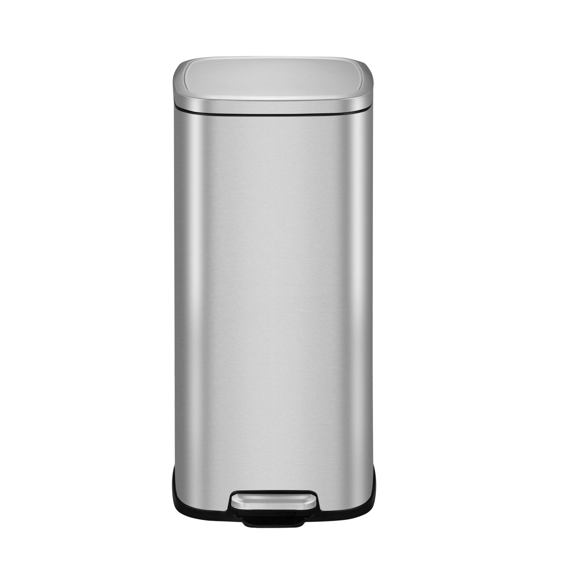 EKO - Pattumiera a pedale Stella 30 litri - Acciaio inox - Acciaio inox opaco