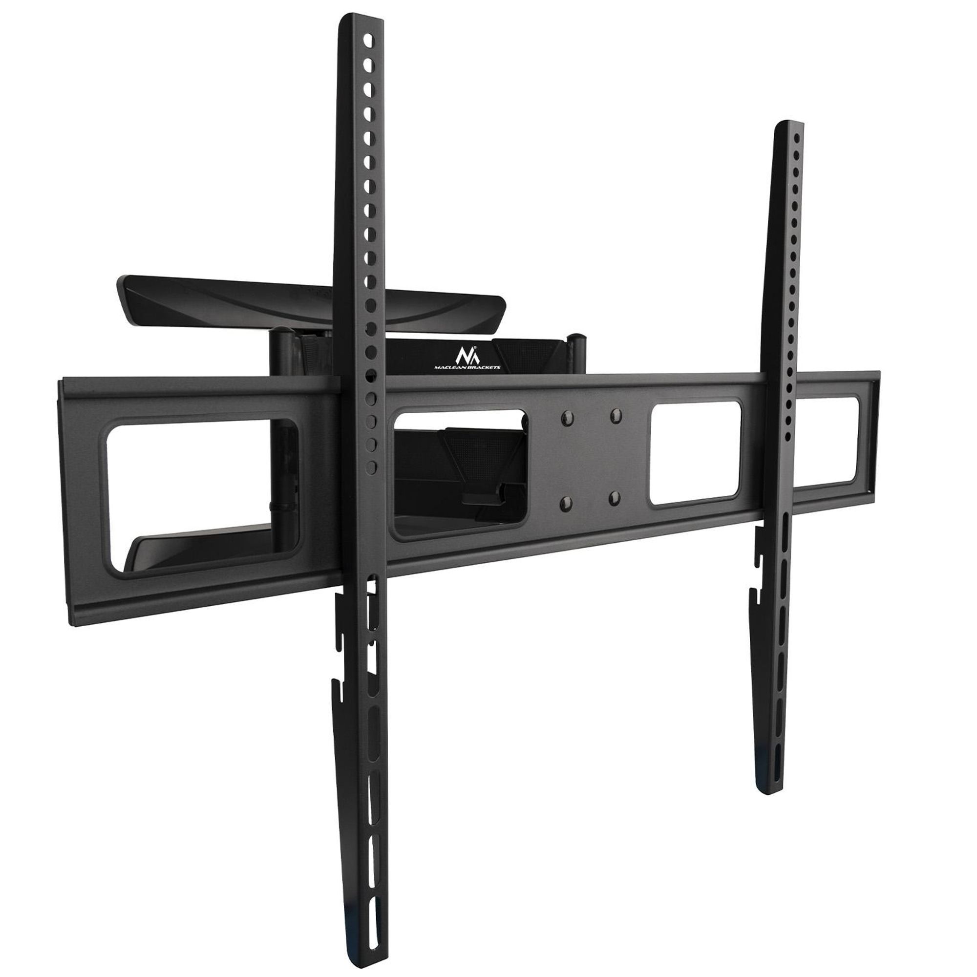 Maclean MC-423 TV-Halterung, vollbeweglich, 43 - 100 Zoll, 80 kg max., VESA 800 x 600, verstellbar, neigbar, drehbar, Wandabstandshalter