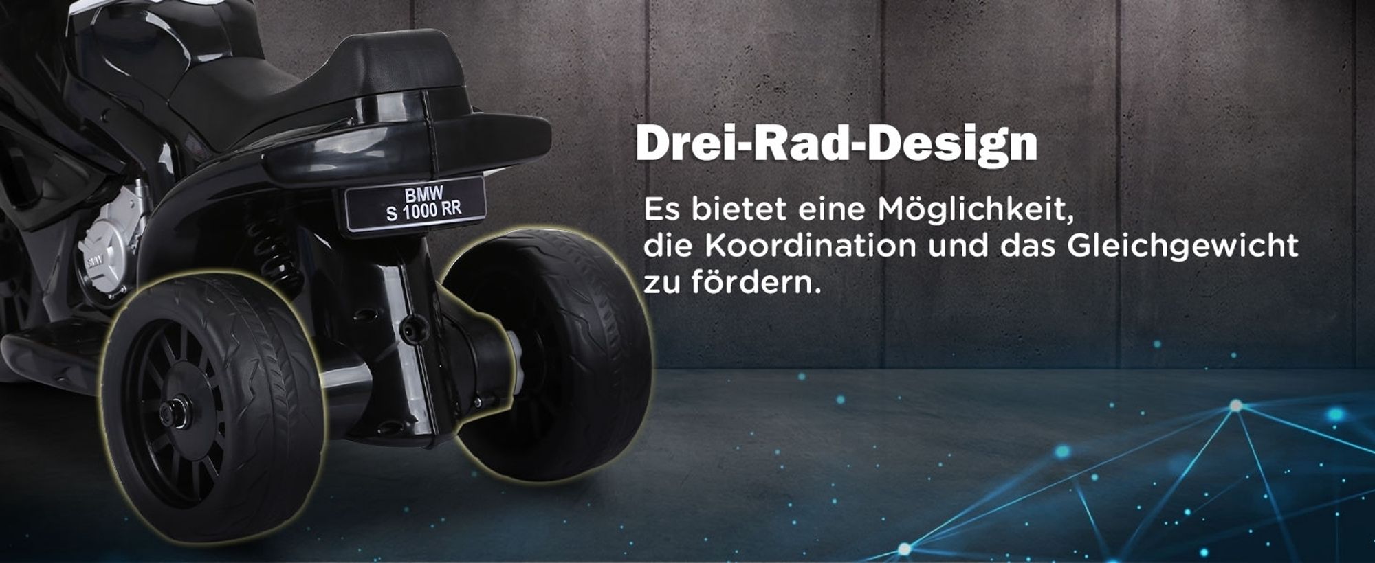 HOMCOM Elektro Motorrad für Kinder Kindermotorrad Kinderfarhzeug BMW Linzenz
