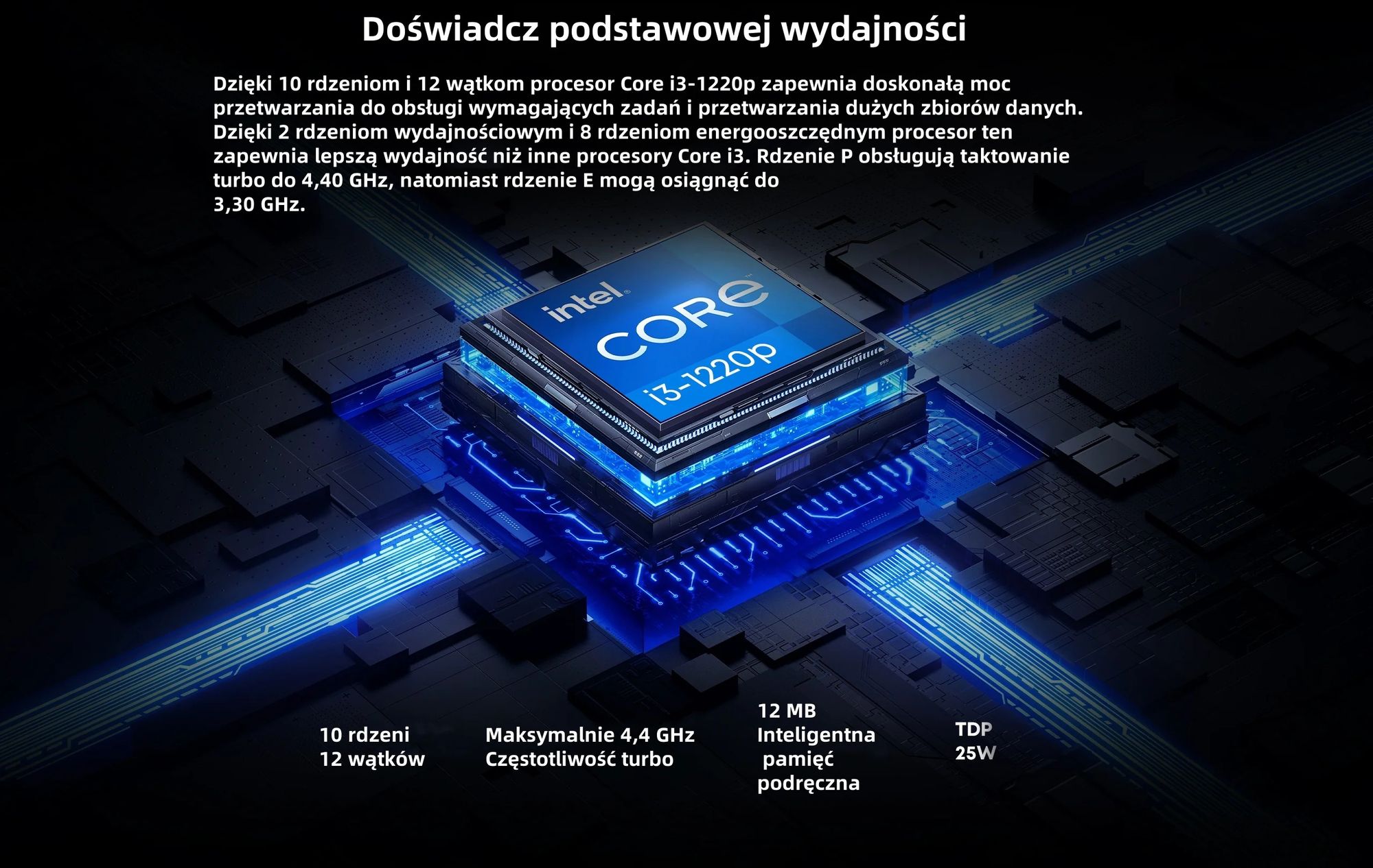 Laptop CHUWI CoreBook X - Procesorem Intel Core i3-1220P Ekran 14" Windows 11 16GB +512GB Baterią 4000mAh - Szary