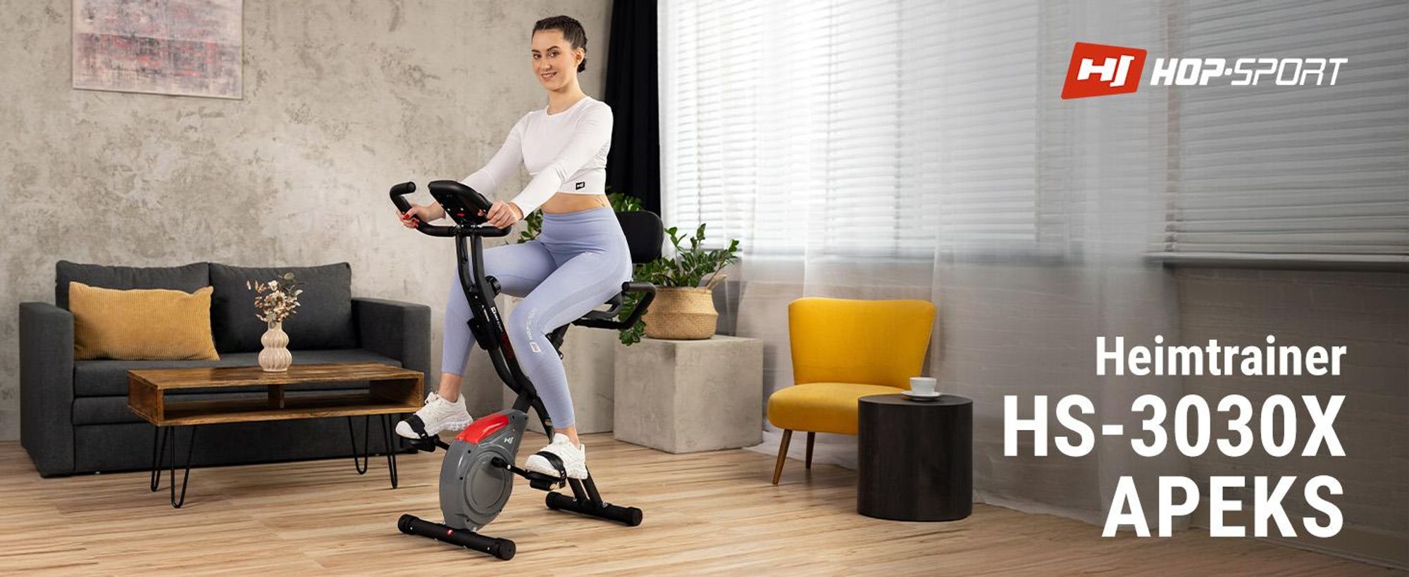 X-Bike Fahrrad Fitnessbike Hometrainer Cardio Training zu Hause mit dem Heimtrainer Apeks