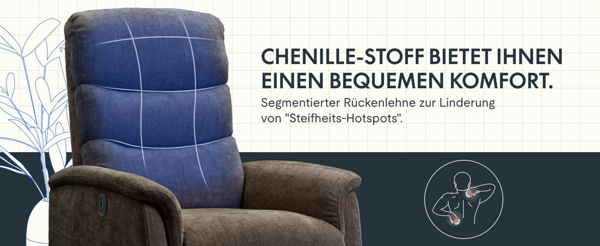 FLEXISPOT XL3 Pro Elektrischer Massagesessel mit Heizfunktion, Aufstehhilfe, USB-Anschluss, Fernbedienung und Seitentasche für Senioren (Braun)