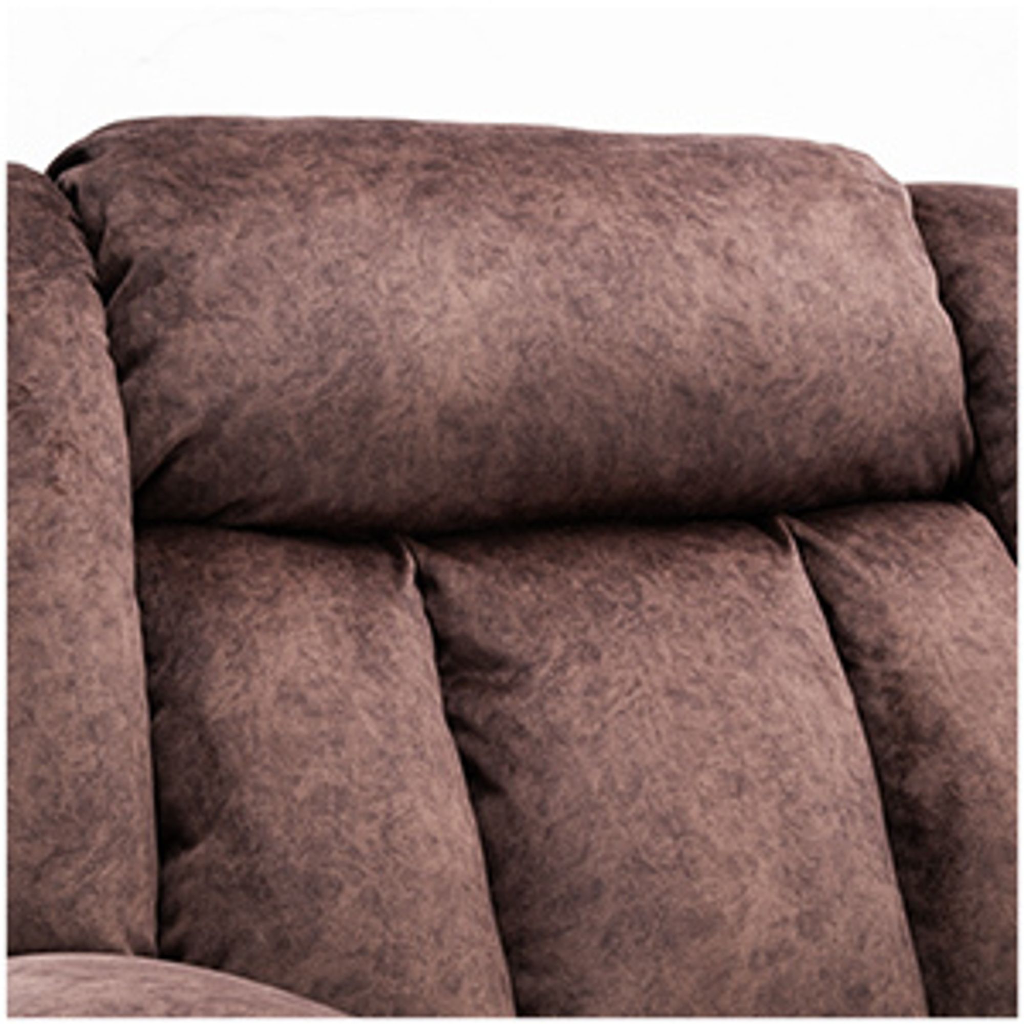 COMHOMA Relaxsessel aus Stoff mit Liegefunktion, Recliner Chair mit Wippfunktion, TV-Sessel belastbar bis 150 kg, 360° drehbar, braun