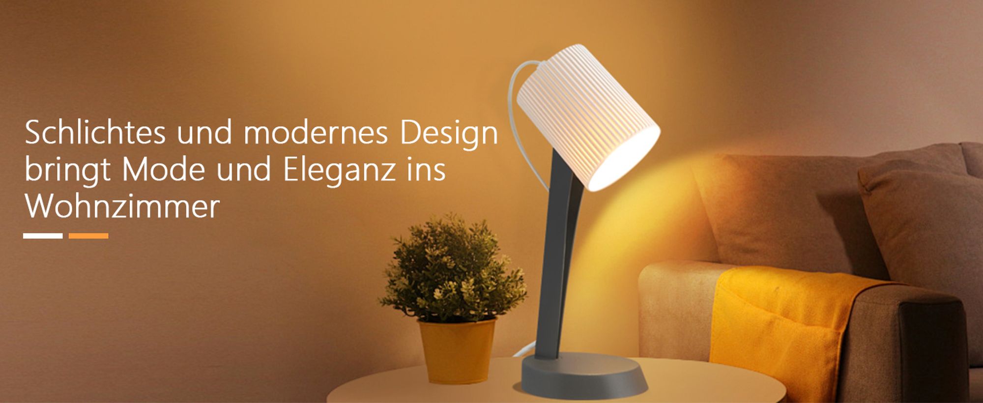 ZMH Nachttischlampe 2er Set Tischleuchte Wohnzimmer Tischlampe mit Kabel Dunkelgrau E14 Tischlampen Moderne Landhausstil für Esstisch Schlafzimmer