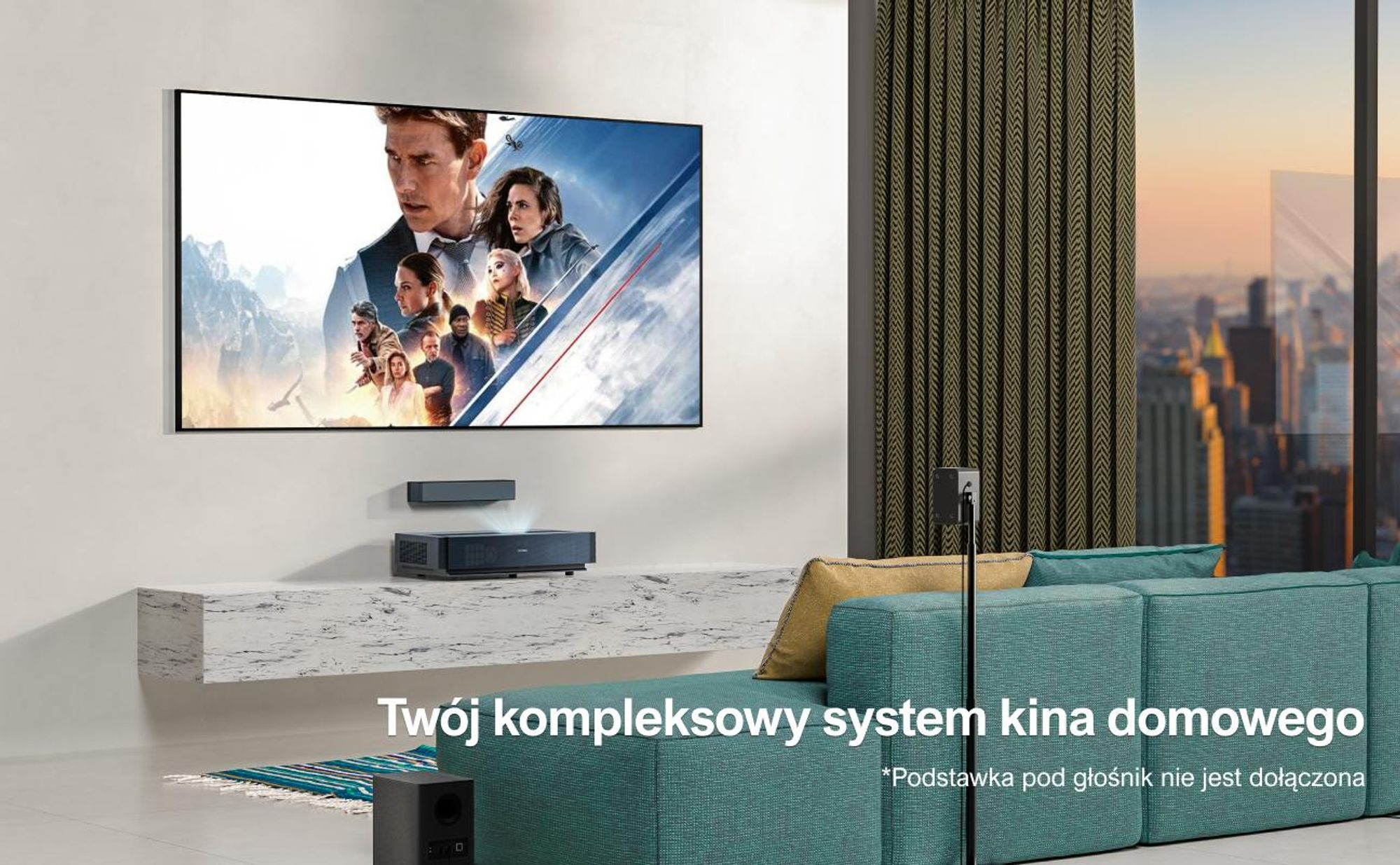 Soundbar ULTIMEA 5.1 Dolby Atmos, system dźwięku przestrzennego 3D Soundbar do telewizora, głośniki telewizyjne do kina domowego z regulacją basów