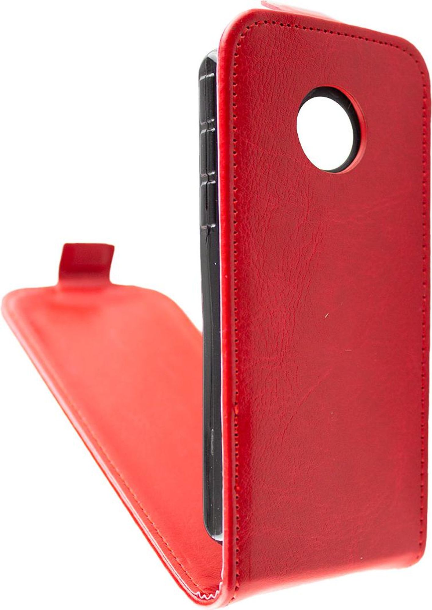 caseroxx Schutz Tasche Hülle Flip Cover kompatibel mit Emporia Simplicity (V27), Smartphone Tasche Flip Cover in rot Bild 3