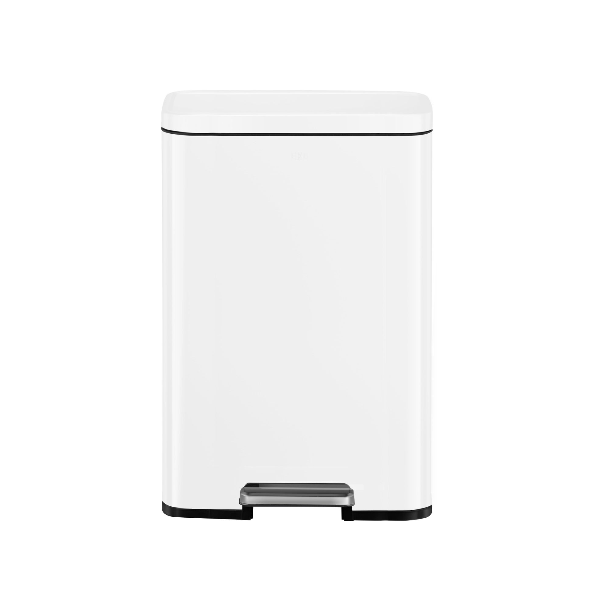 EKO - Madison Treteimer 50 Liter - Stainless Steel Plastic - Matt Weiß