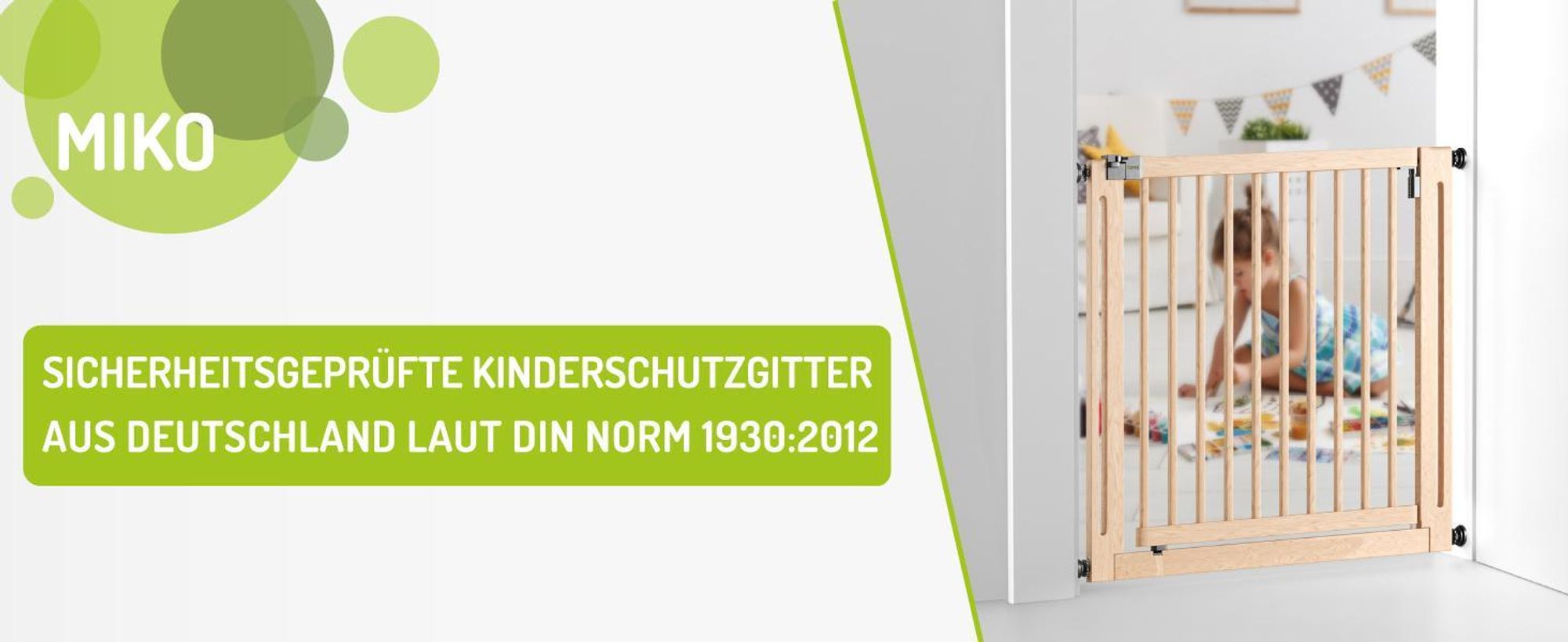 BOMI Miko – Türschutzgitter aus Buchenholz,  nach DIN EN 1930:2012