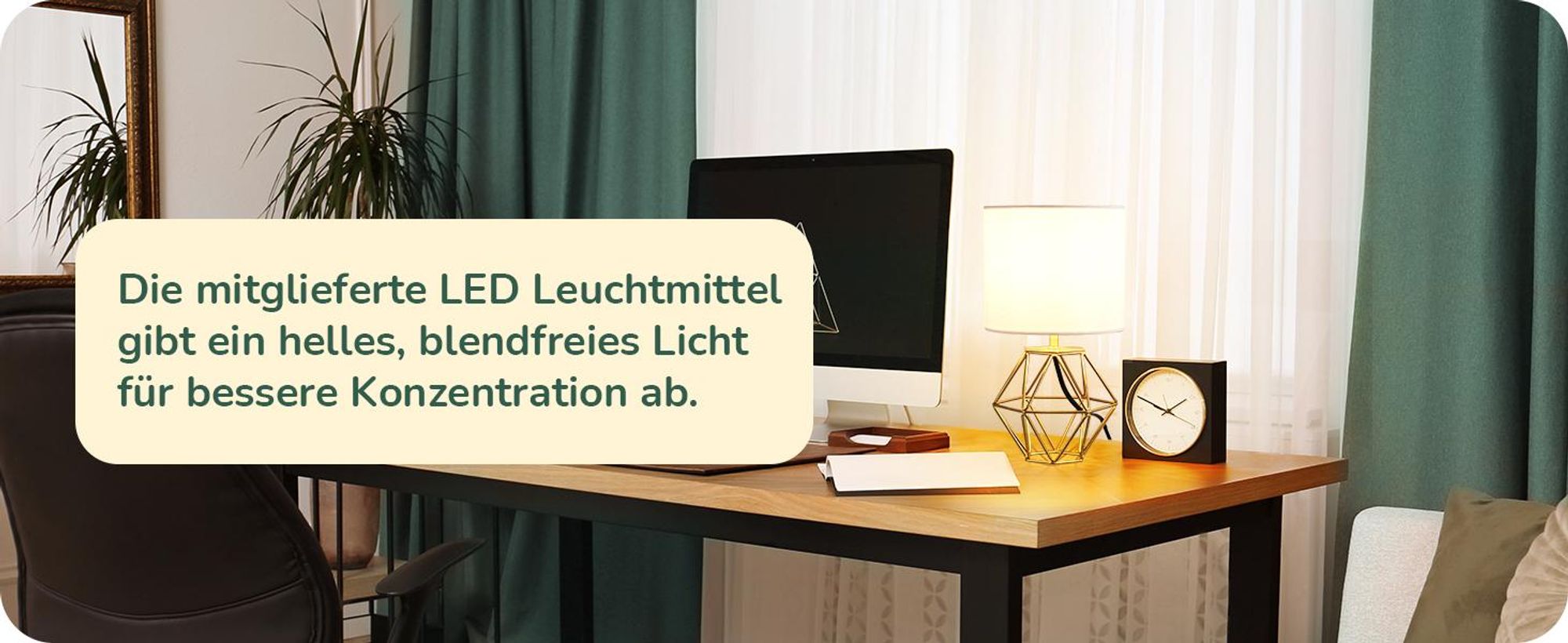 EDISHINE Tischlampe, Moderne Nachttischlampe mit E14 Leuchtmittel, Vintage Tischleuchte, für Schlafzimmer, Wohnzimmer, Weiß & Gold