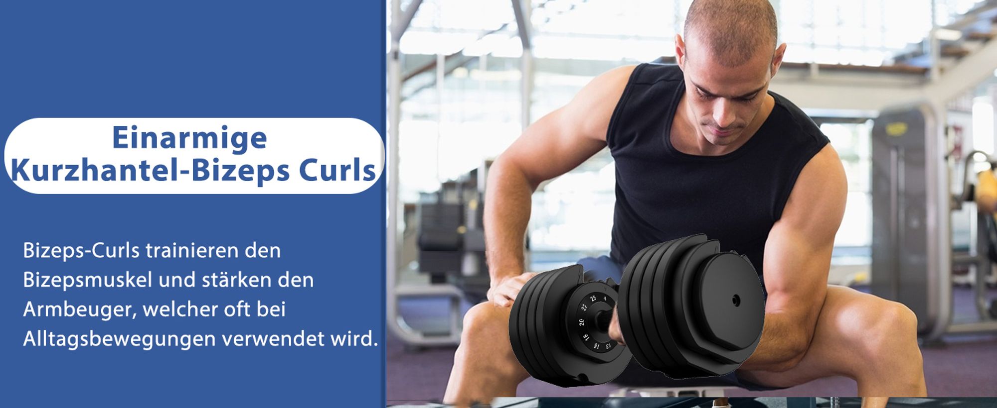 DH FitLife 25kg verstellbare Hanteln 4 bis 25 KG mit 10 Gewichtsstufen, Kurzhanteln Hanteln Set mit Hantelscheiben, Variable Gewichte 10 in 1